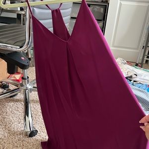 Alice and Olivia gorgeous t-strap back silky dress size XS